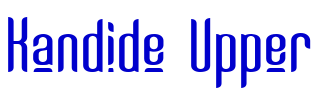 Kandide Upper 字体